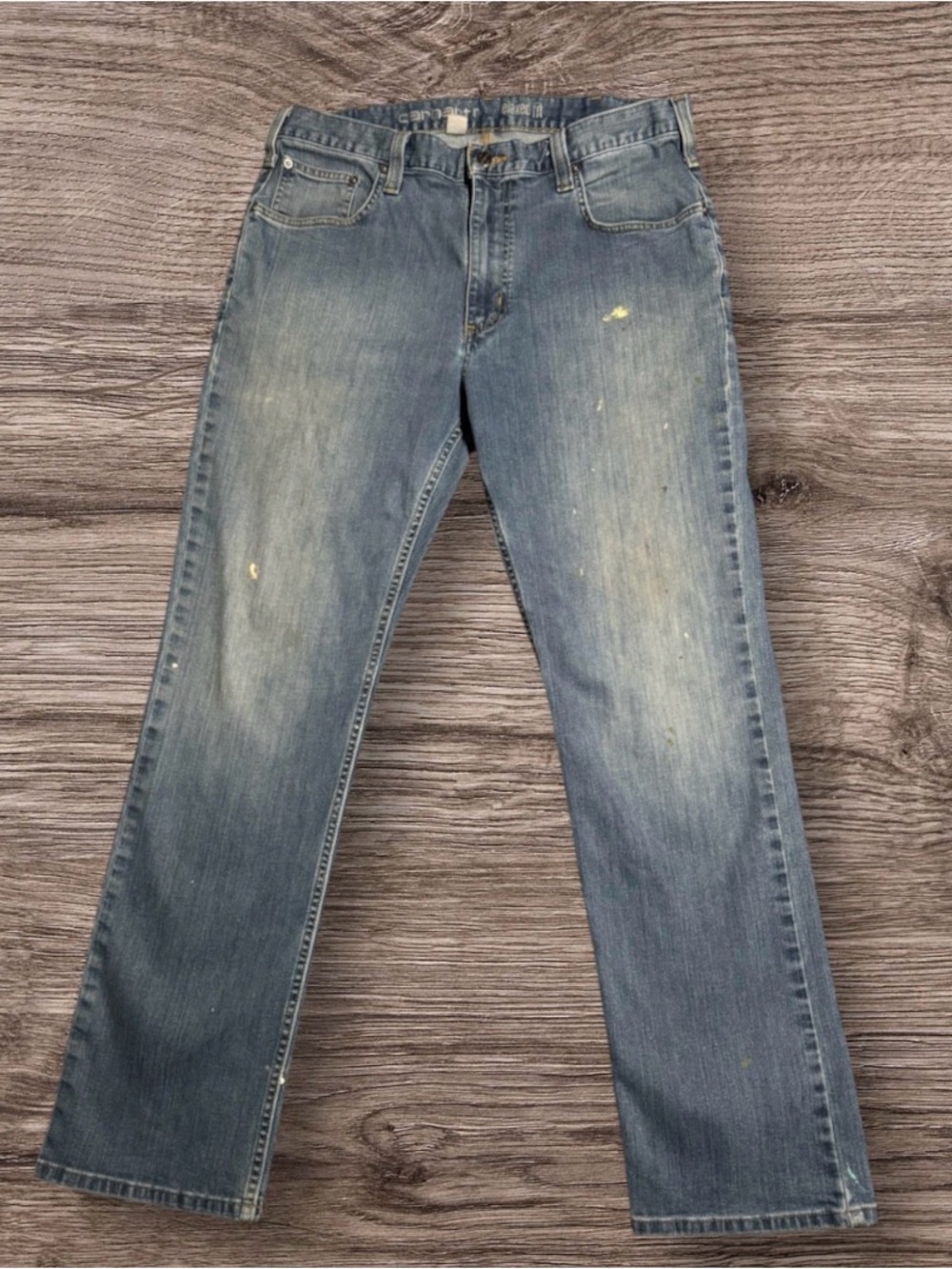 Thrashed Carhartt Workwear Denim Jeans